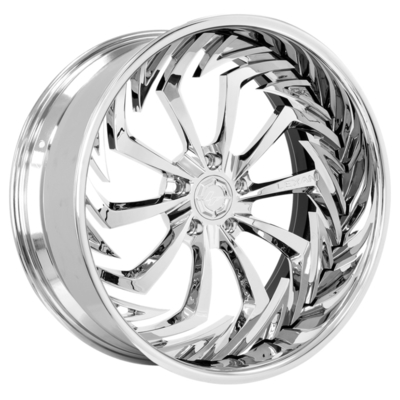 LF-777 3PC Options Lexani Forged Wheels Staggered Spokes