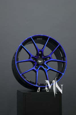 Volk Racing Rays G025 Blue Wheels Forged Wheels
