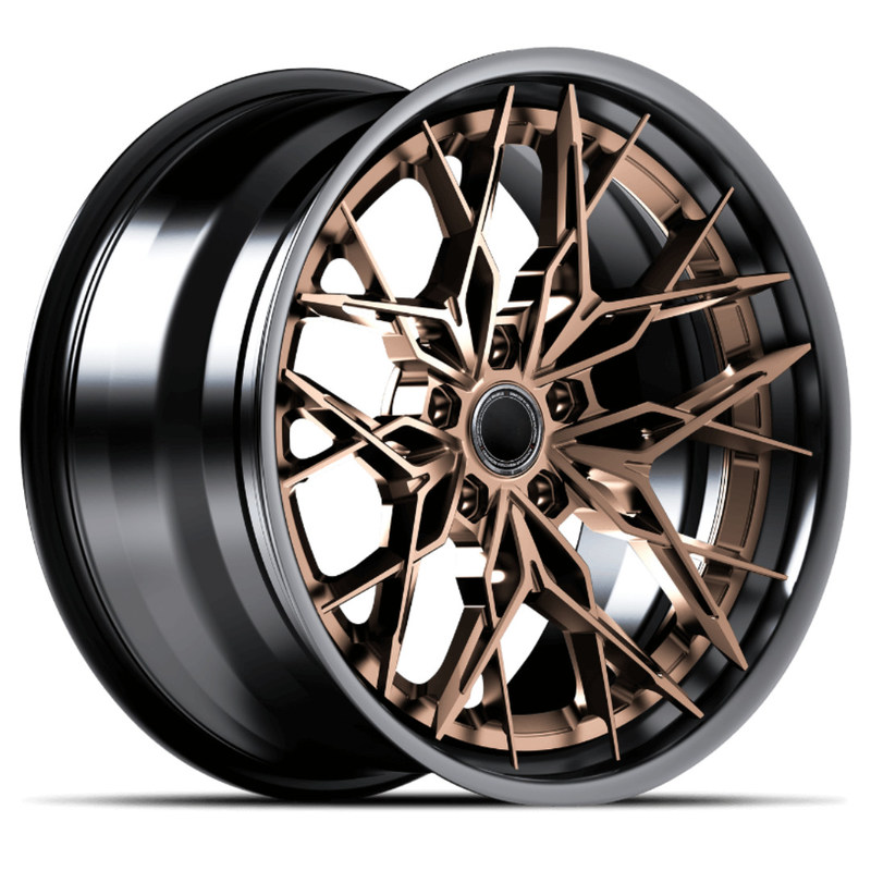 Bent Staggered Spokes 3 Piece Wheels Fits For McLaren Audi R8