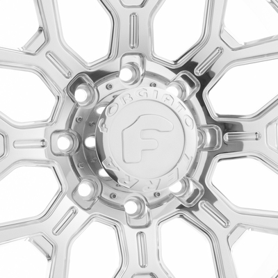 Forgiato Flusso-T Bright Silver Wheels 6061-T6 Lugs 4-8
