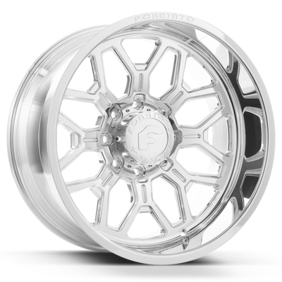Forgiato Flusso-T Bright Silver Wheels 6061-T6 Lugs 4-8