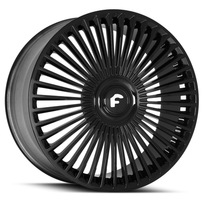 Gross Black Chrome Silver Trimestre Forgiato Forged Wheels For Rolls Royce Cullinan