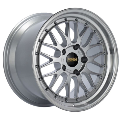 High Precision Diamond Silver BBS Forged Wheels Width 7-14J