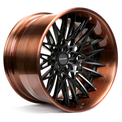 2 Piece Forged Wheels UF/2-301 Multi Spoke Rims JWL TUV VIA