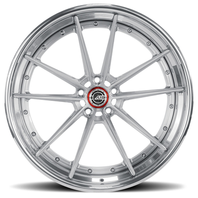 22 Inch 3PC Deep Dish Chrome Wheels Rims AL13 R30 R-SERIES