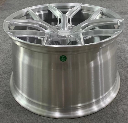 Brushed Silver Vossen Forged Wheels HYBRID FORGED SERIES HF-5