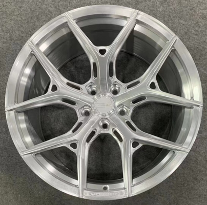 Brushed Silver Vossen Forged Wheels HYBRID FORGED SERIES HF-5