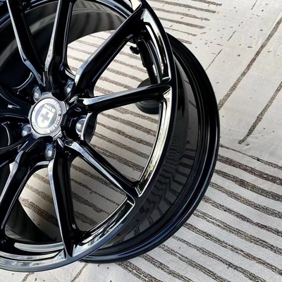 Aerodynamics HRE Forged Wheels HRE P101SC Gloss Black Monoblock Rims