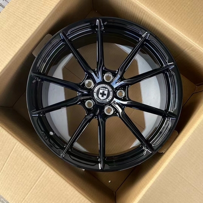 Aerodynamics HRE Forged Wheels HRE P101SC Gloss Black Monoblock Rims