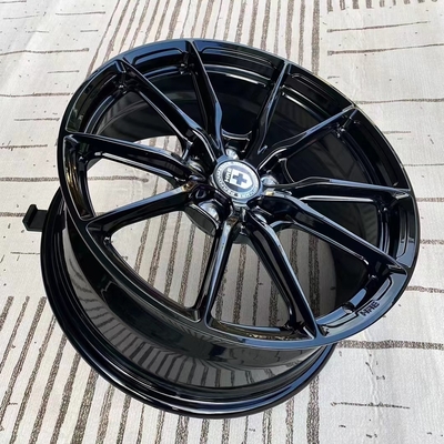Aerodynamics HRE Forged Wheels HRE P101SC Gloss Black Monoblock Rims