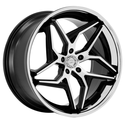 Lexani Spyder Forged Wheels With Gloss Black 6061-T6 Aluminum Alloy