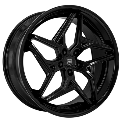 Lexani Spyder Forged Wheels With Gloss Black 6061-T6 Aluminum Alloy