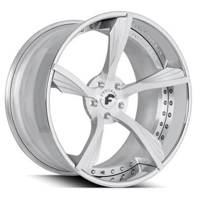 2 Piece Forgiato Alettato Forged Wheels For Ford Mustang