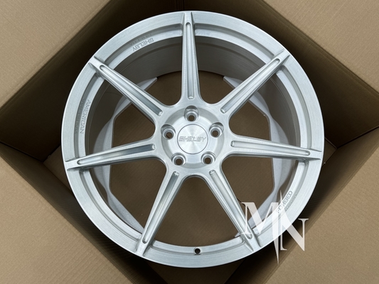 Shelby GT500 F150 Brushed Silver Custom Forged Wheels High Performance Rims