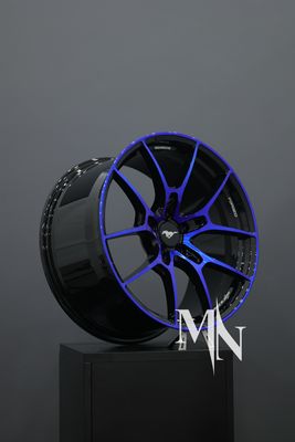 Volk Racing Rays G025 Blue Wheels Forged Wheels