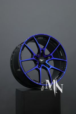 Volk Racing Rays G025 Blue Wheels Forged Wheels
