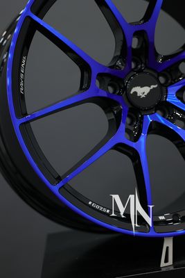 Volk Racing Rays G025 Blue Wheels Forged Wheels