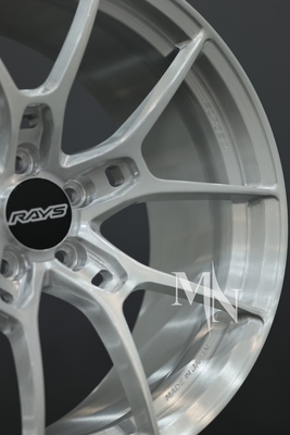 Volk Racing Rays G025 Forged Wheels Brushed Clear
