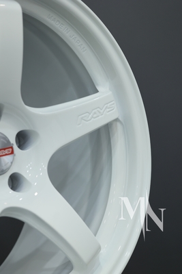 Nismo Rays 57CR Forge Auto Wheels Infiniti Q50 370Z 350Z White rims