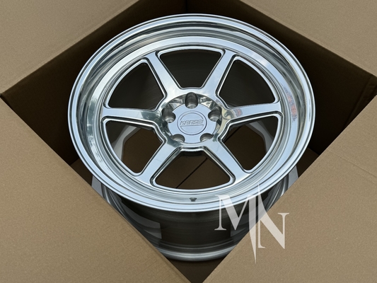 5x112 5x120 Custom Kansei Rims Tandem Corsa Roku Silver Gunmetal 350Z 370Z Alloy Wheels