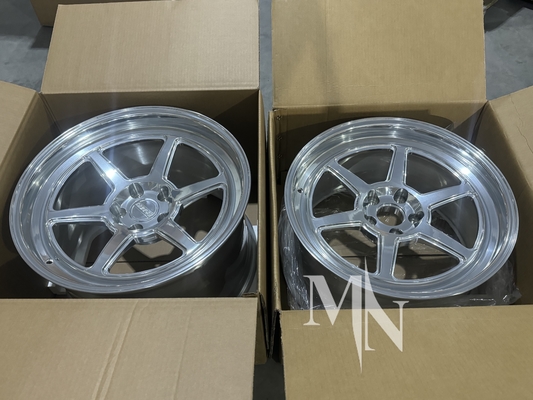 5x112 5x120 Custom Kansei Rims Tandem Corsa Roku Silver Gunmetal 350Z 370Z Alloy Wheels