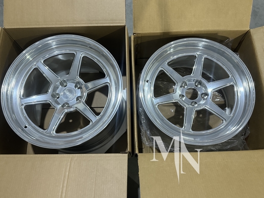 5x112 5x120 Custom Kansei Rims Tandem Corsa Roku Silver Gunmetal 350Z 370Z Alloy Wheels