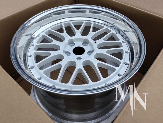 2 Piece Forged Custom Wheels BBS LM LMR LeMans Gold Rims For BMW 370z 350z