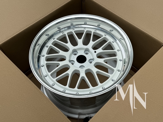 2 Piece Forged Custom Wheels BBS LM LMR LeMans Gold Rims For BMW 370z 350z