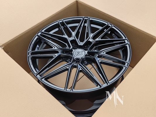 Vossen HF7 Gloss Black Wheels For Audi RS6 C5 C6 C7 C8 18 19 20 21 22 Inch Custom Avant Rims