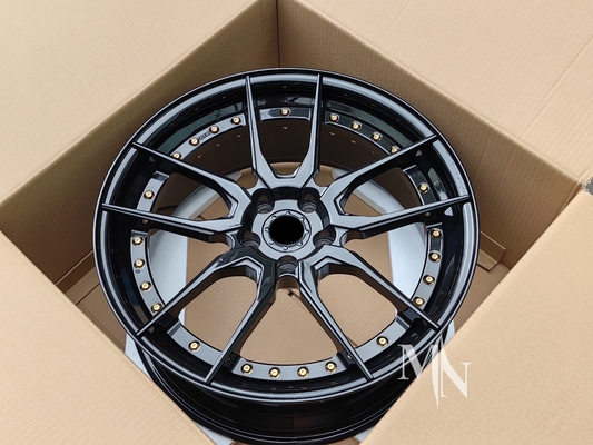 BC HCA162S Two piece Wheels For Infiniti Q50 19 20 21 22 Inch Custom Black Rims