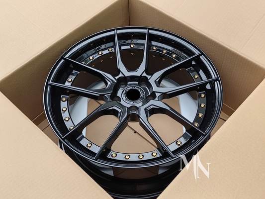 BC HCA162S Two piece Wheels For Infiniti Q50 19 20 21 22 Inch Custom Black Rims