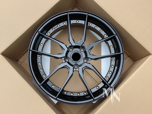 BC HCA162S Two piece Wheels For Infiniti Q50 19 20 21 22 Inch Custom Black Rims