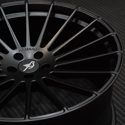 Hamann Anniversary Deep Concave Forged Wheels Satin Black
