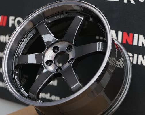 Rays Volk Racing Forged Wheels Te37 SL Double Black Deep Dish