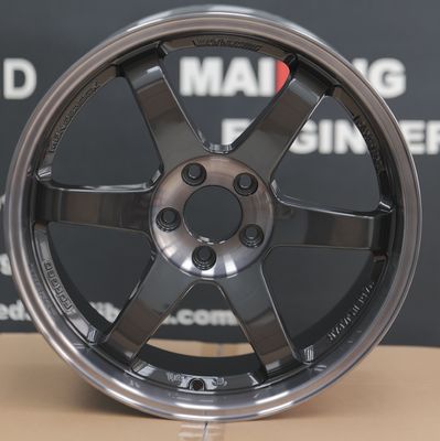 Rays Volk Racing Forged Wheels Te37 SL Double Black Deep Dish