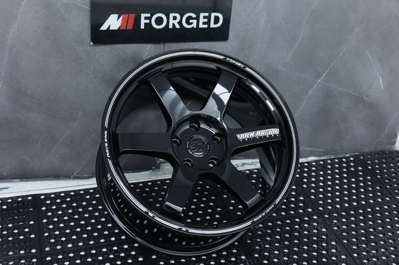 Rays TE37 Ultra Track Edition ii Volk Racing Forged Wheels Gloss Black