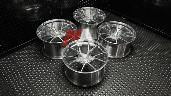 BMW Forged Wheels Polished Silver Brushed Face For F87 F80 F82 F90 M2 M3 M4 M5