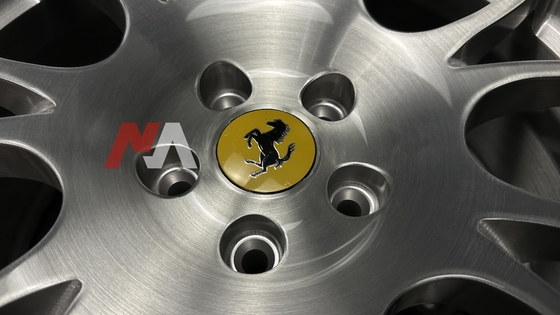 Ferrari F430 Forged Wheels Brushed Clear Finish Maining Forged RE-01