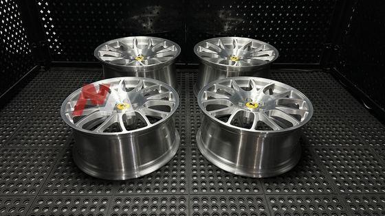 Ferrari F430 Forged Wheels Brushed Clear Finish Maining Forged RE-01