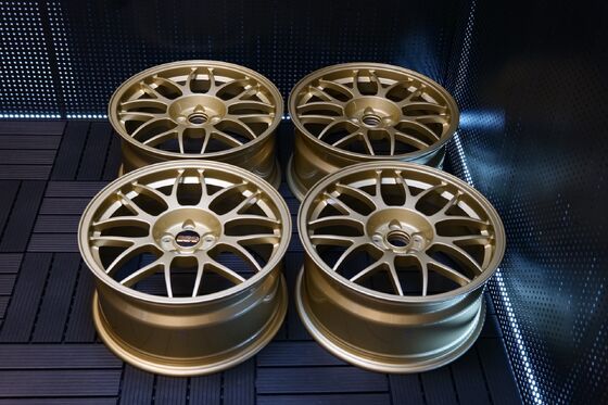 Subaru Impreza 22B Rare BBS RG334 5X100 Forged Wheels Rims WRX STI GC8