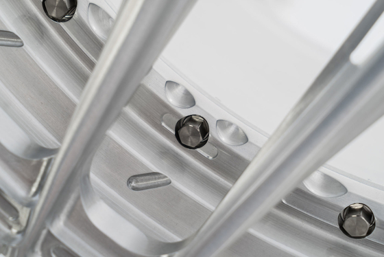 6061-T6 Brushed Silver Concave Design Wheels 2PC Configuration