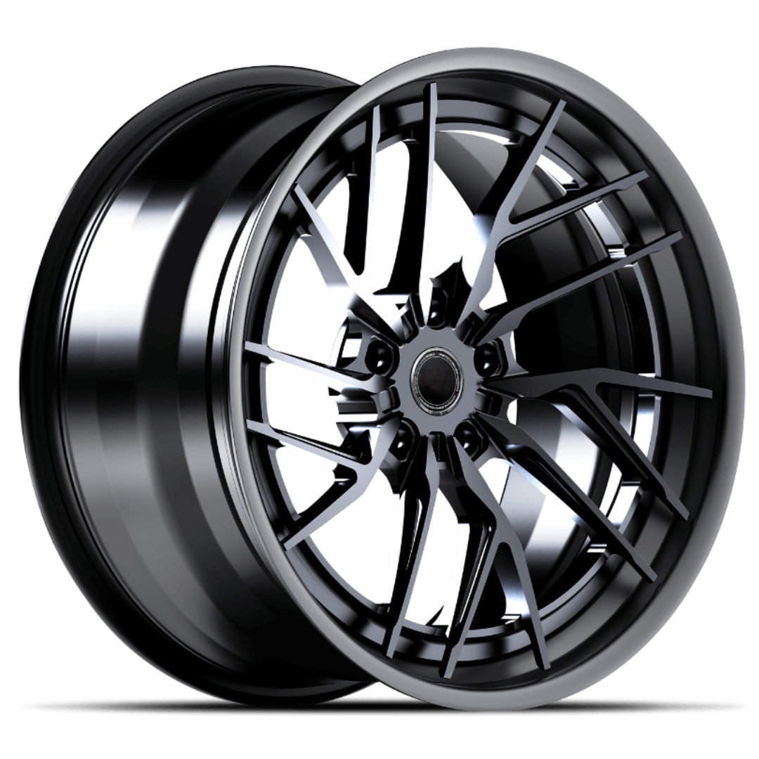 Stepped Edge 3 Piece Forged Wheels 6061-T6 For Ferrari Lamborghini