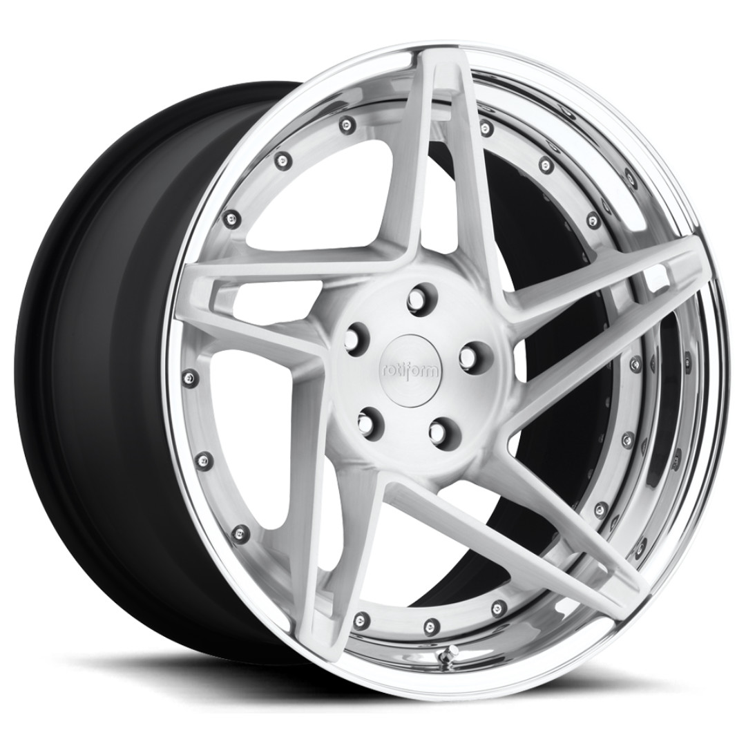 Rotiform CHD-T Deep Dish Concave Chrome Wheels 3PC JWL VIA