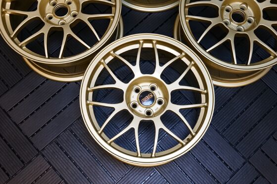 Subaru Impreza 22B Rare BBS RG334 5X100 Forged Wheels Rims WRX STI GC8
