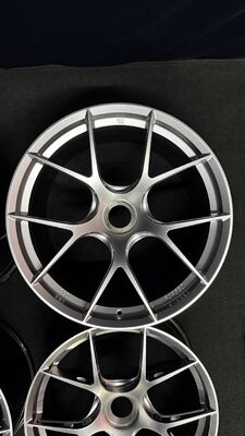 BBS FI R Centerlock Diamond Silver Wheels for Porsche 911 991 992 GT3 GT3RS