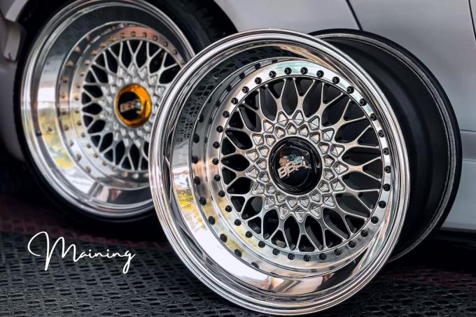 Super Rs Rims Super Rs Bright Silver BBS Forged Wheels Aluminum Rims 6061-T6