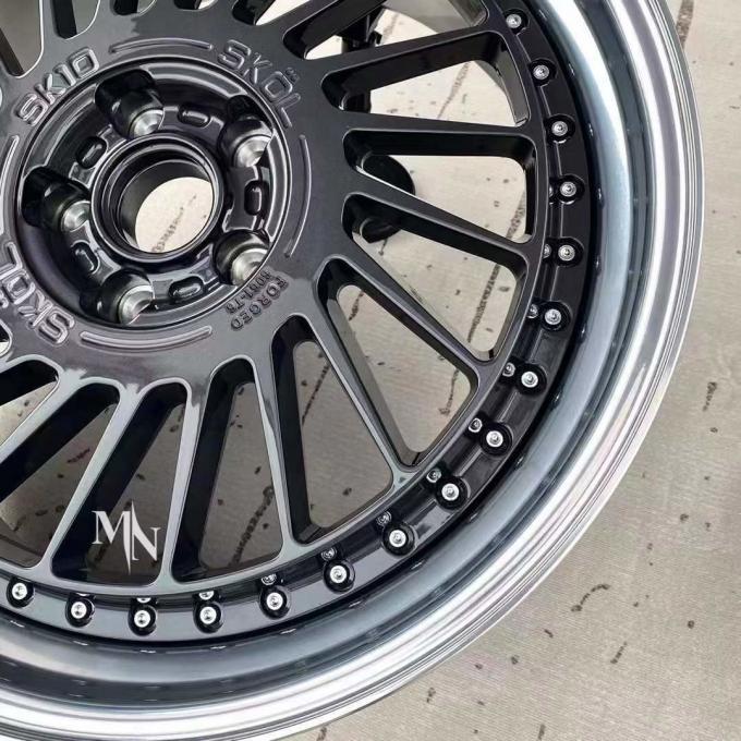 SKÖL SK10 Rims Deed Dish 3 Piece Forged Wheels For Porsche 911 992 997 GTS